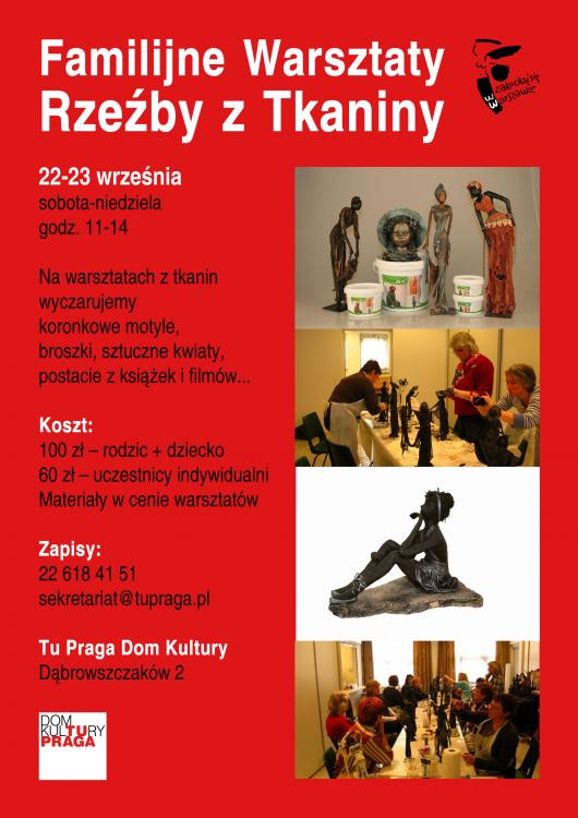 Familijne warsztaty rzeźby z tkaniny