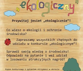 Konkurs ekologiczny dla Dzieci w Poznaniu