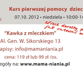 Niech dorosły posłucha, jak ratować malucha!