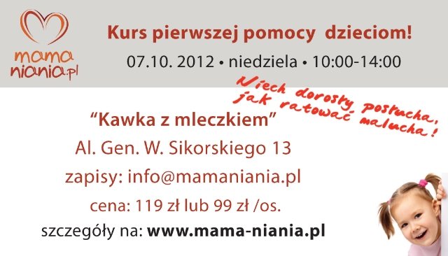 Niech dorosły posłucha, jak ratować malucha!