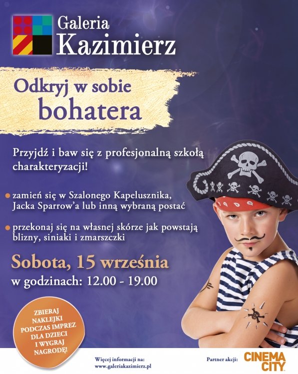 Odkryj w sobie bohatera z Galerią Kazimierz