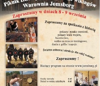 Piknik historyczny w Grodzie wikingów Warownia Jomsborg