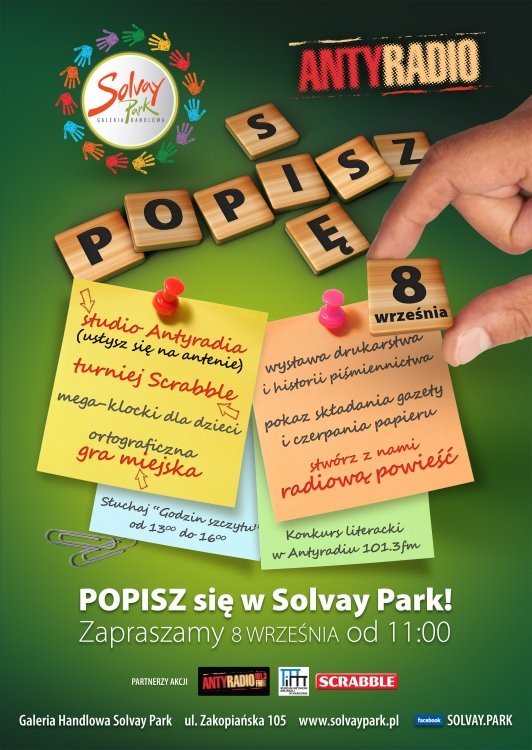 Popisz się w Solvay Park