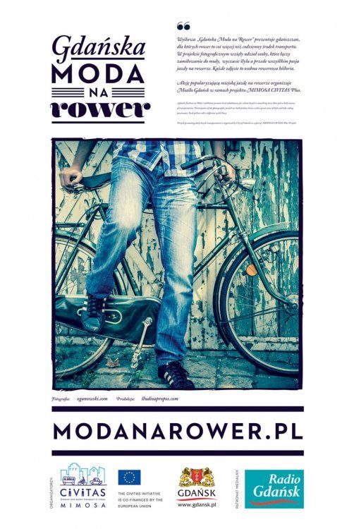 Rowerowa wystawa na gdańskich ulicach