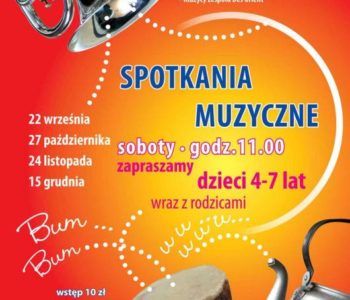 Sobotnie spotkania muzyczne dla dzieci