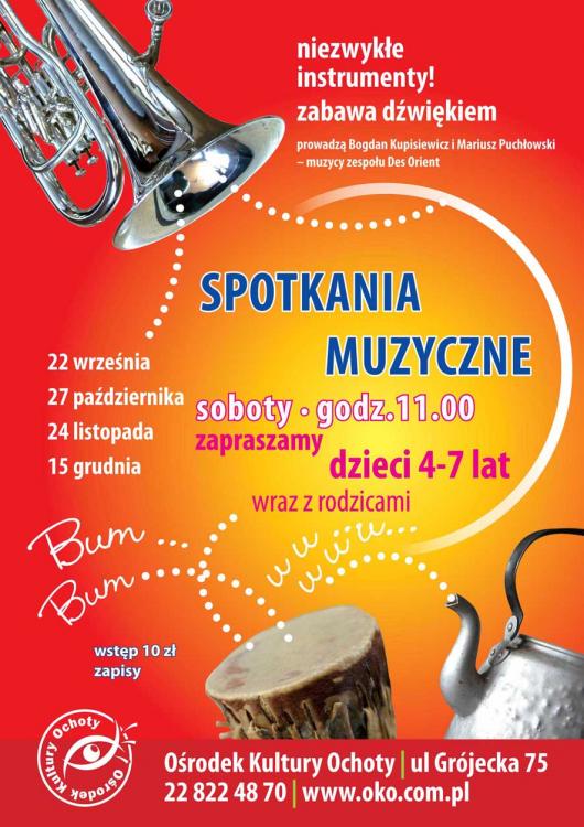 Sobotnie spotkania muzyczne dla dzieci
