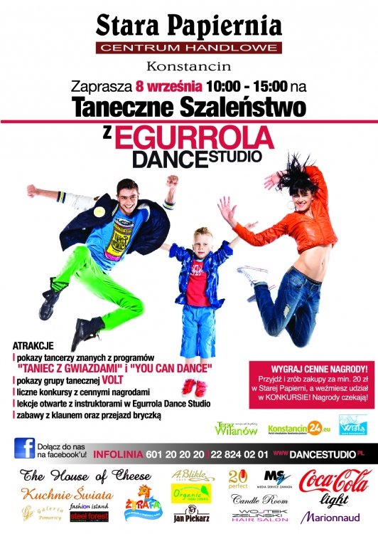 Taneczne szaleństwo z Egurrola Dance Kids w Starej Papierni w Konstancinie