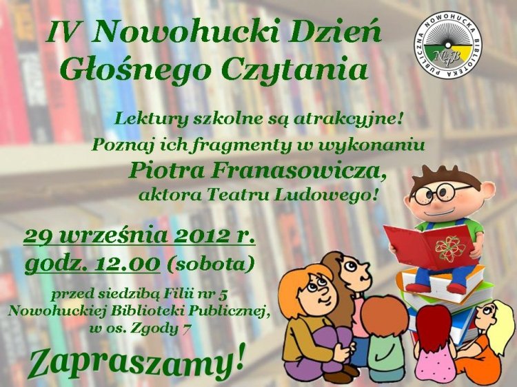 V Nowohucki Dzień Głośnego Czytania