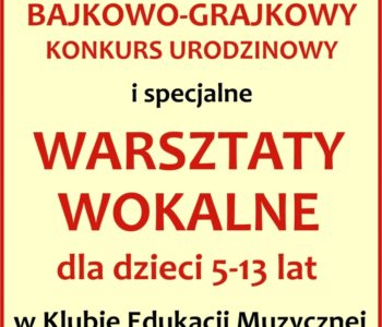 Warsztaty wokalne i Bajki-grajki