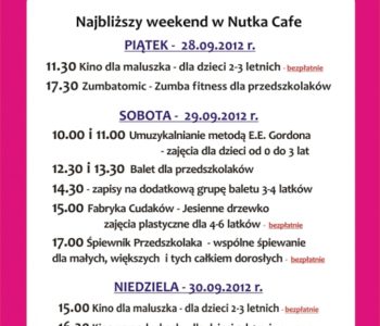 Weekend w Nutka Cafe