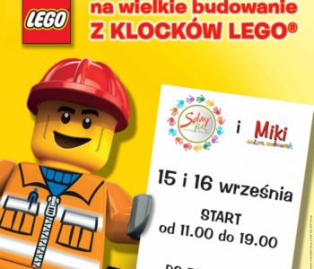 Wielkie budowanie z kloców LEGO w Galerii Solvay Park