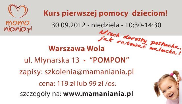 kurs pierwszej pomocy dzieciom