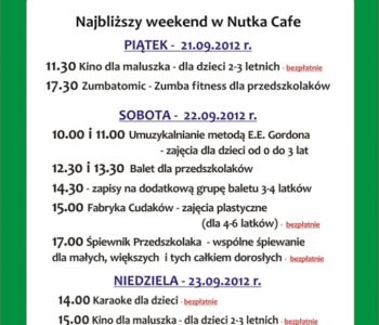 weekend w Nutka Cafe