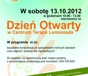 Dzień Otwarty w Centrum Terapii Lemoniada