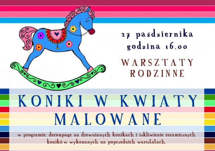 Koniki w kwiaty malowane