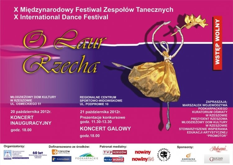 X Międzynarodowy Festiwal Zespołów Tanecznych – Rzeszów