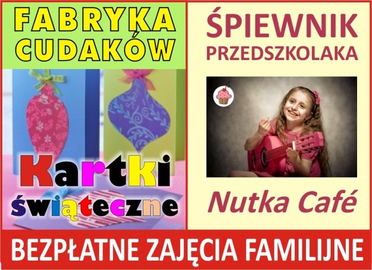 Fabryka Cudaków i Śpiewnik Przedszkolaka w Nutka Cafe