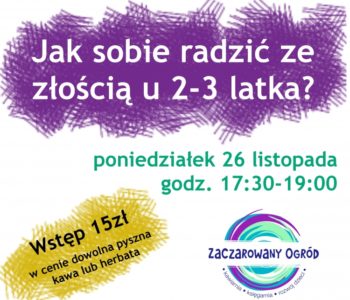 Jak radzić sobie ze złością u 2-3 latka?