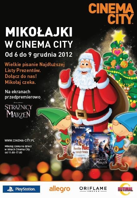 Magiczne Mikołajki w Cinema City!