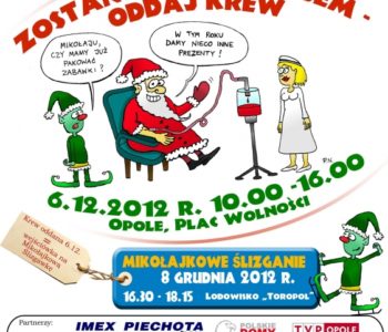 Oddaj krew – zostań św. Mikołajem. Opole