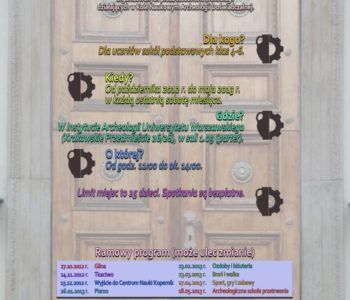 Spotkania z przeszłością – archeologia dla dzieci