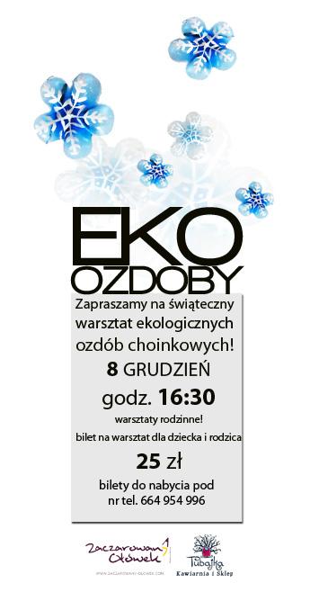 Choinkowe eko-ozdoby – warsztaty