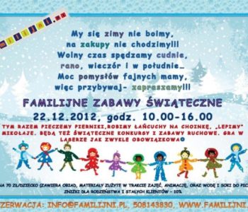 Familijne Zabawy Świąteczne