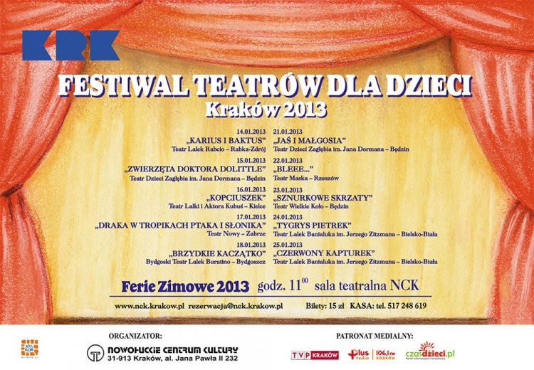 Festiwal Teatrów dla Dzieci – Kraków 2013