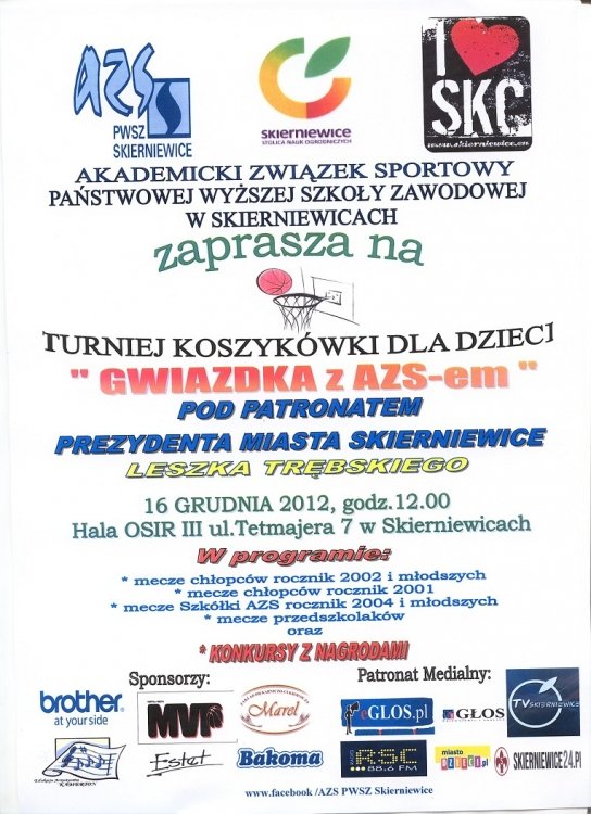 Gwiazdka z AZS-em w Skierniewicach