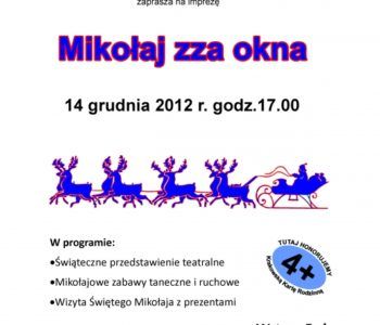 Mikołaj zza okna