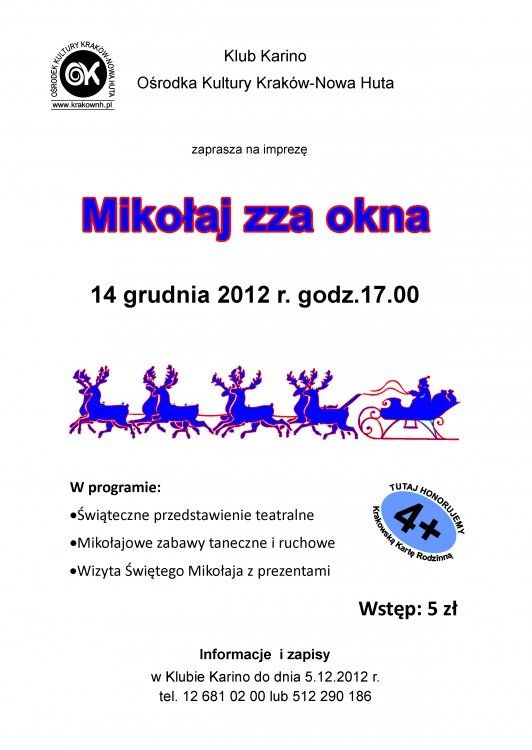 Mikołaj zza okna