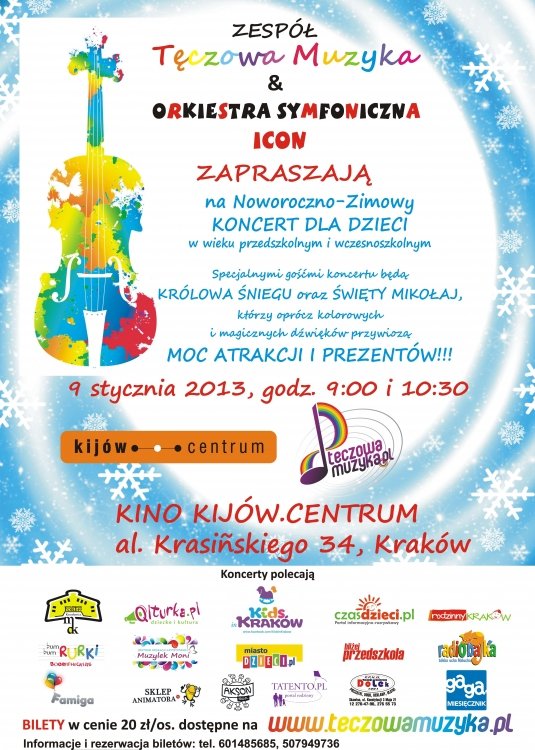 Noworoczno-zimowy koncert Tęczowej Muzyki