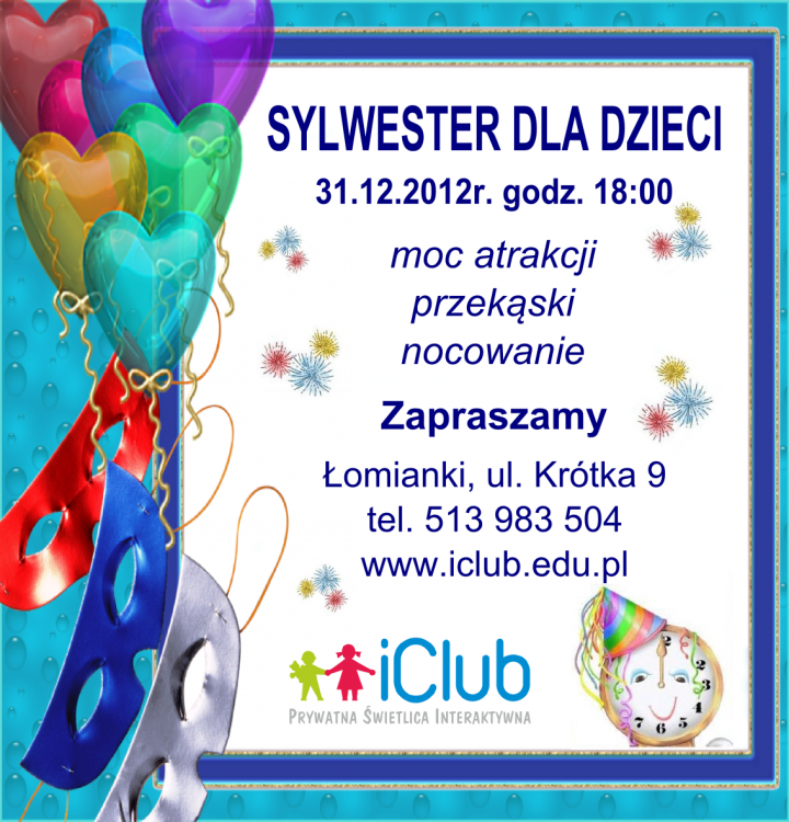 Sylwester dla dzieci 2013