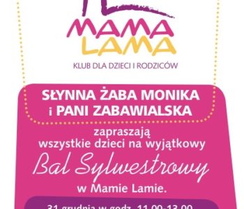 Sylwester z Żabą Moniką w Mamie Lamie