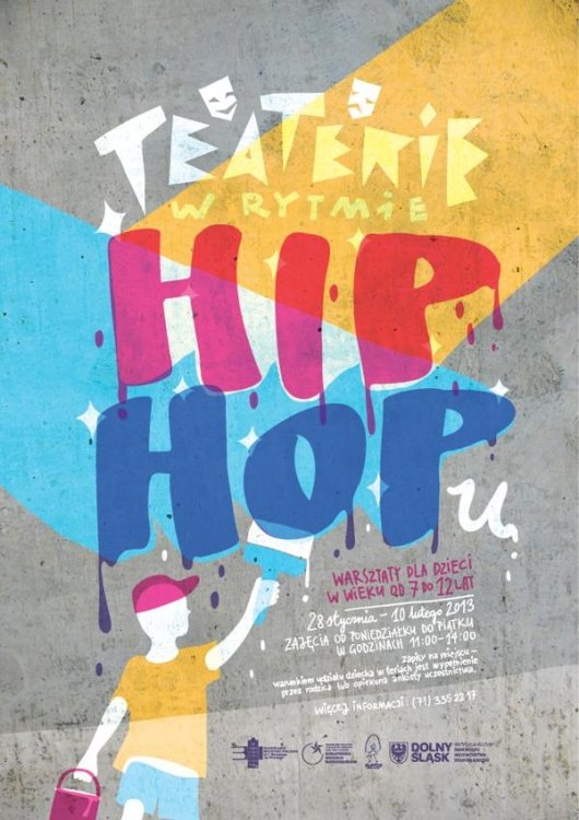 Teaterie w rytmie hip-hop-u. Warsztaty dla dzieci w wieku od 7 do 12 lat