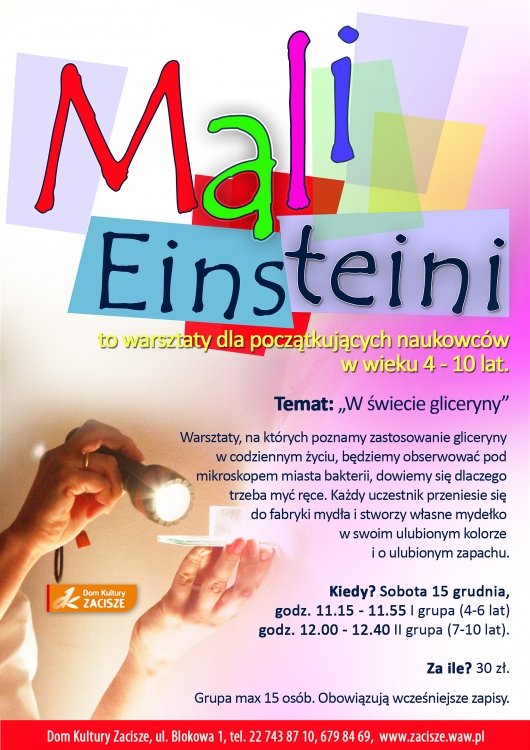 W świecie gliceryny – Mali Einsteini