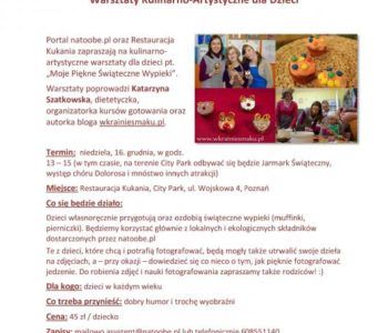 Warsztaty kulinarne dla Dzieci w Poznaniu