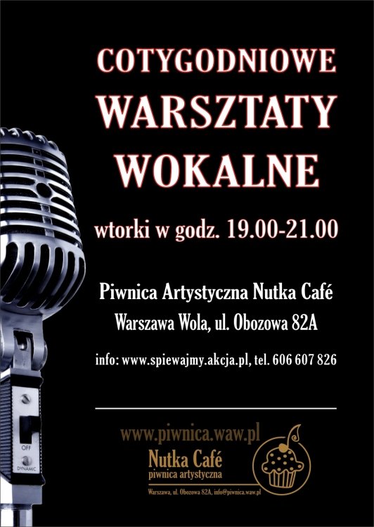 Cotygodniowe warsztaty wokalne