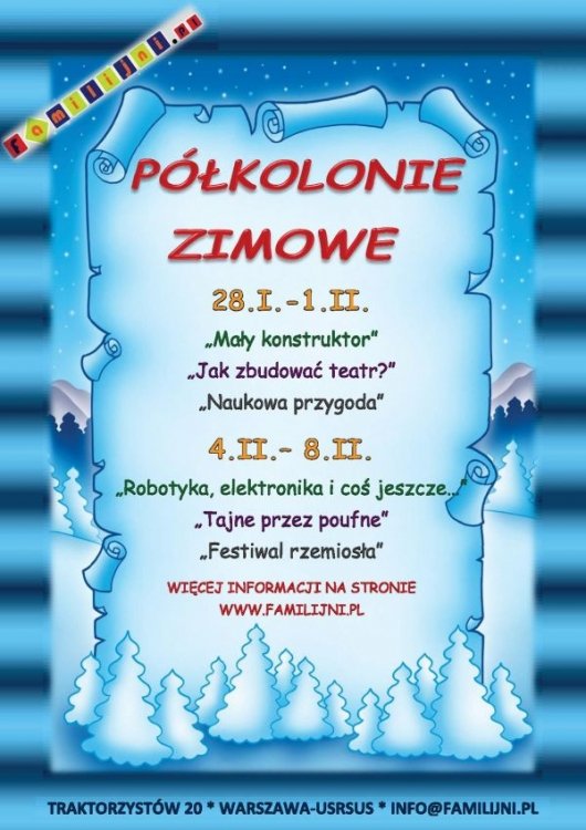 Famiholiday czyli półkolonie zimowe