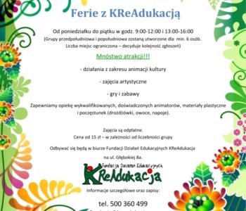 Ferie z KReAdukacją 2013 – Lublin