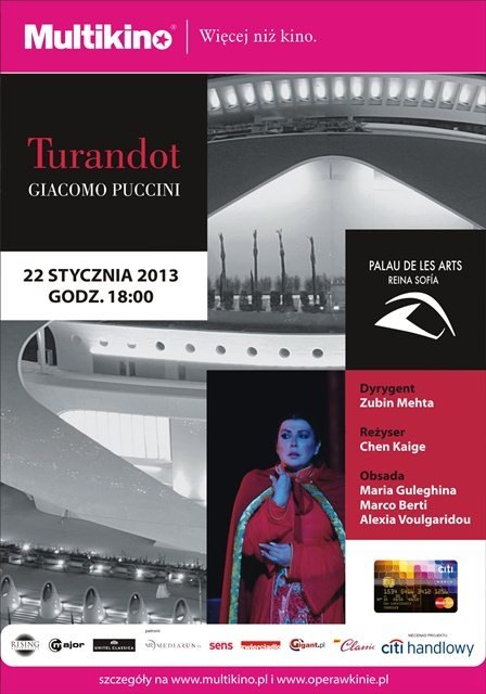 Już we wtorek Turandot w Multikinie