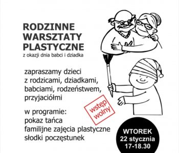 Rodzinne warsztaty plastyczne na Dzień Babci i Dziadka