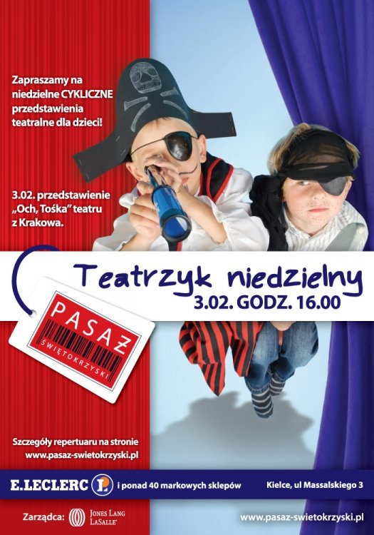 Teatrzyk Niedzielny w Pasażu Świętokrzyskim – Kielce