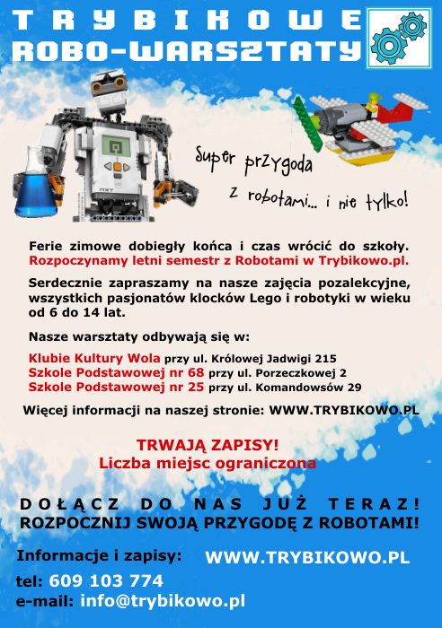Trybikowo.pl – Warsztaty z robotyki dla dzieci