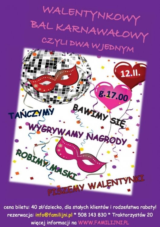 Walentynkowy Bal Karnawałowy