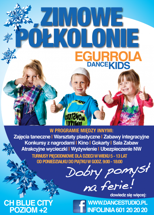 Zima w mieście 2013 – półkolonie dla dzieci z Egurrola Dance Kids