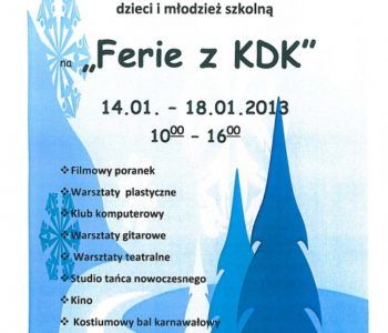 Zima z Katolickim Domem Kultury