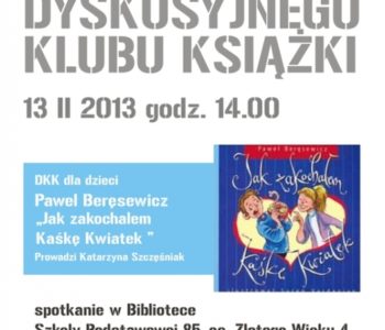 Dyskusyjny Klub Książki Dla Dzieci