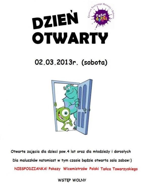 Dzień Otwarty w Centrum Nasze Dzieci