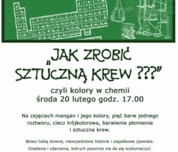 Jak zrobić sztuczną krew??? czyli kolory w chemii